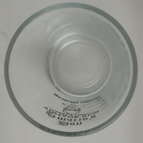 DON MARIO'S VINTAGE RUM TRAVELLERS LIQUORS DRINKING GLASS - Picture 5 of 6